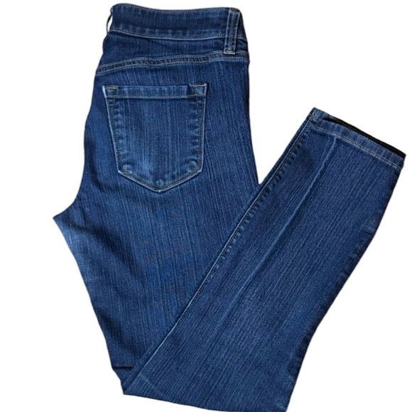 SALE!!! Loft Modern Skinny Blue Denim Jeans 4P Petite Pre Owned - Picture 4 of 7